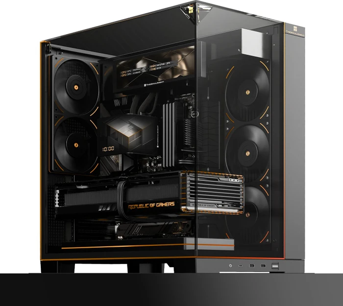 Thermalright A70 Vision Black, schwarz, Glasfenster