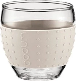 Bodum Pavina Glas 100ml creme, 2 Stück