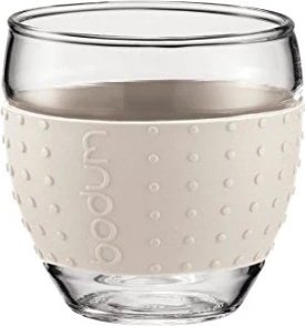 Bodum Pavina Glas 100ml creme, 2 Stück
