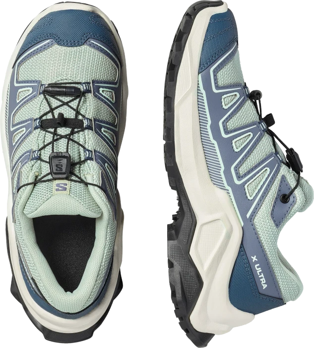 Salomon X Ultra Gore-Tex green milieu/grisaille/clearly aqua (Junior)