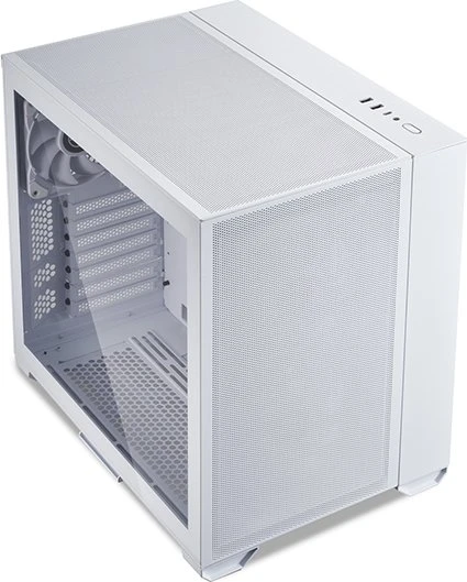 Lian Li O11 Air Mini, weiß, Glasfenster
