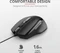 Trust Voca Comfort Mouse schwarz, USB Vorschaubild