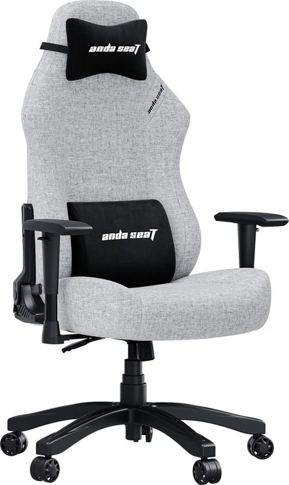 Anda Seat Luna Premium Stoff Gamingstuhl, grau