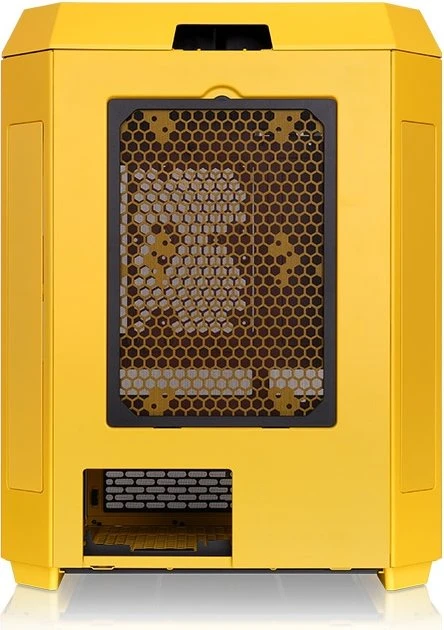Thermaltake The Tower 600 Butter Caramel, gelb, Glasfenster