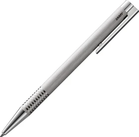 Lamy logo Edelstahl Kugelschreiber silber strichmattiert