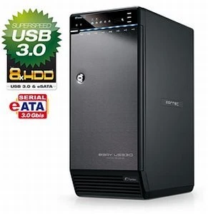 Fantec QB-X8US3, USB-B 3.0/eSATA