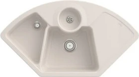 Villeroy & Boch Solo Eck Einbau Becken mittig crema