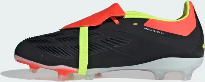 adidas Predator Elite Fold-Over Tongue FG core black/cloud white/solar red (Junior)