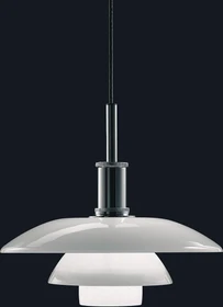 Louis Poulsen PH 4 1/2-4 Pendelleuchte high lustre chrome plated