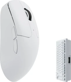 Keychron M2 4K Wireless Mouse weiß, USB/Bluetooth