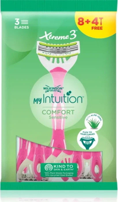 Wilkinson Sword My Intuition Xtreme 3 Comfort Sensitive Einwegrasierer, 12 Stück