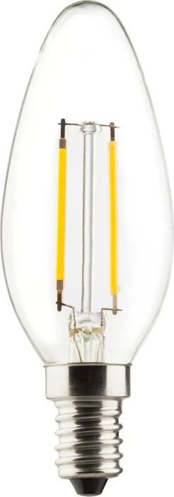 Müller Licht Filament LED Kerze Retro E14 2.5W/927 warmweiß klar
