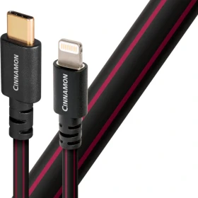Audioquest Cinnamon USB-A/Lightning Kabel, 0.75m rot