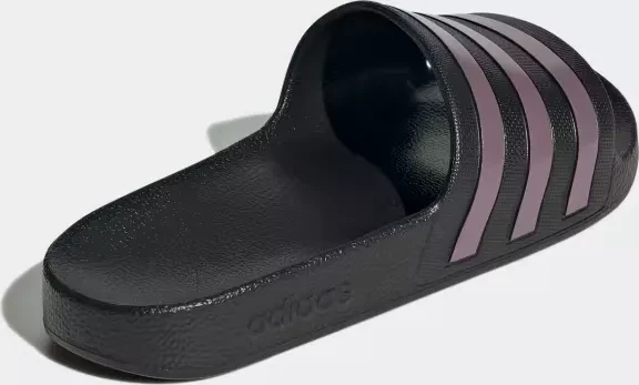 adidas Aqua Adilette core black/matt purple (Damen)