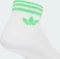 adidas 3-Streifen Ankle Socken white/lucid blue/screaming green, 3 Paare Vorschaubild