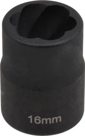 SW-Stahl Spiralnuteneinsatz Steckschlüssel 1/2", 16x24mm