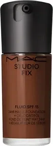 MAC Studio Fix Fluid 24HR Matte Foundation + Oil Control NW55 LSF15, 30ml