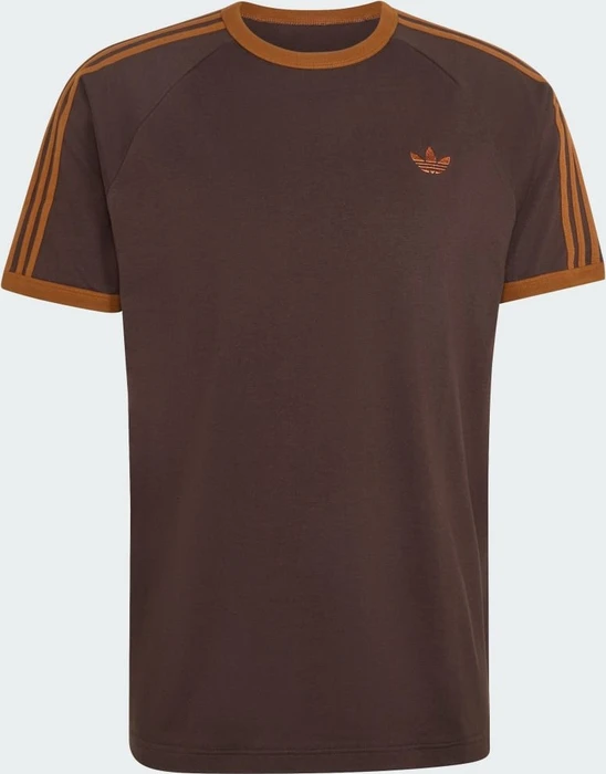 adidas 3-Streifen T-Shirt kurzarm aurora coffee/dusky bronze (Herren)