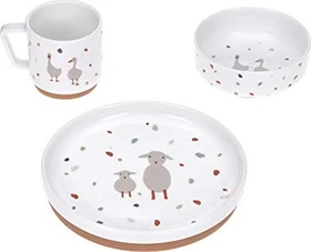 Lässig Tiny Farmer Kinderservice Porzellan sheep & goose, 3-tlg.