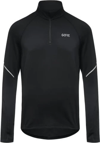 Gore Wear Mid Zip Funktionsshirt langarm schwarz (Herren)