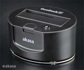 Akasa DuoDock S Dockingstation schwarz, USB-B 3.0