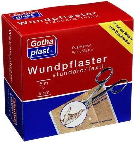 Gothaplast Pflasterrolle, 6cm x 5m, 1 Stück