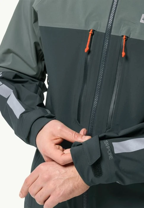 Jack Wolfskin Morobbia 3L Fahrradjacke black olive (Herren)
