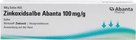 Abanta Zinkoxidsalbe 100mg/g, 100g