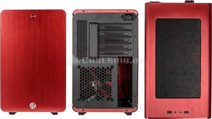 Raijintek Styx, rot, Acrylfenster