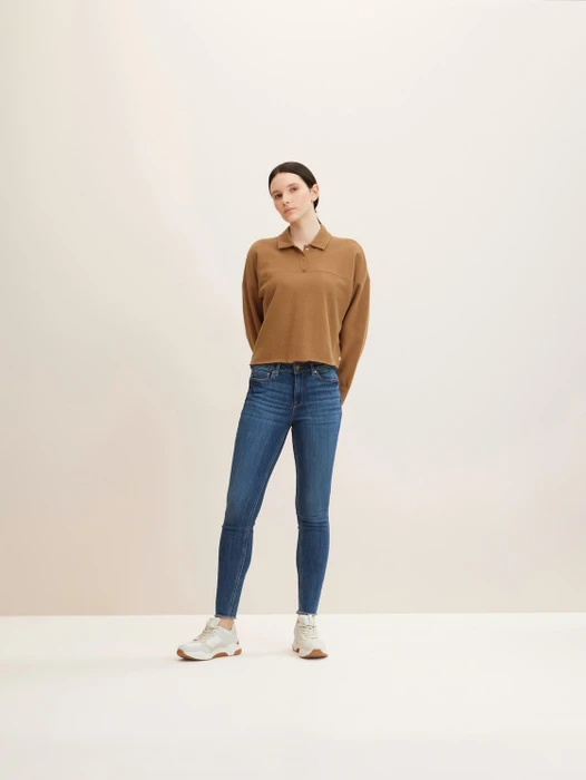 Tom Tailor Jona Extra Skinny Ankle Jeans Jeans used mid stone blue denim (Damen)