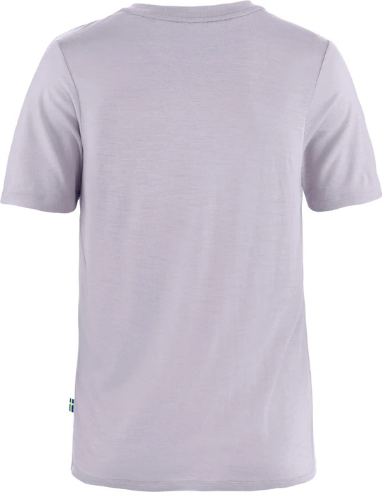 Fjällräven Hoja Lugnt Wool Funktionsshirt kurzarm lavender mist (Herren)