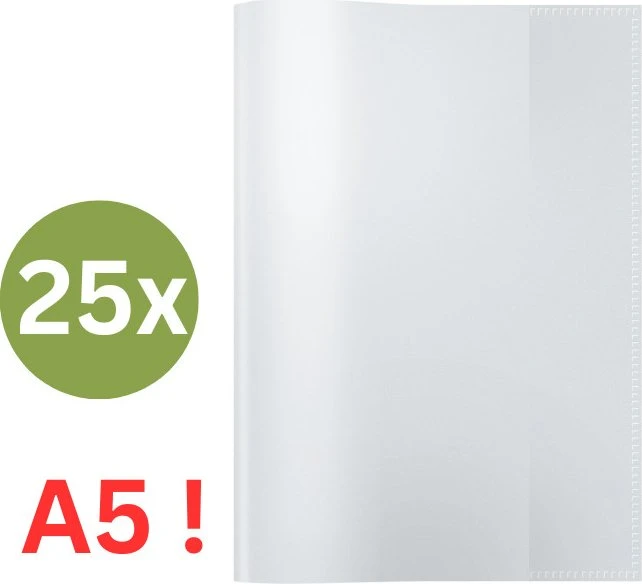 Herma Heftschoner Kunststoff, A5, transparent/transparent, 25er-Pack