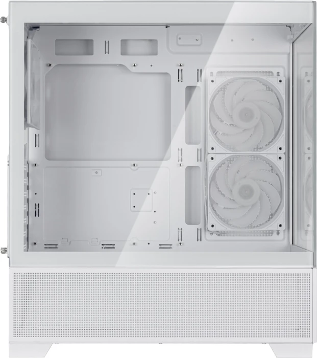 SilverStone Lucid 05, weiß, Glasfenster