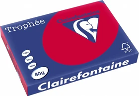 Clairefontaine Trophée Universalpapier matt kirschrot, A3, 80g/m², 500 Blatt