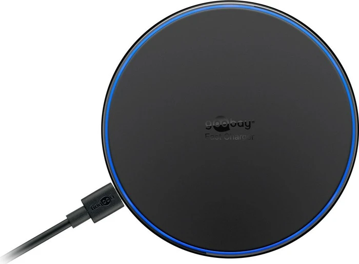 Wentronic Goobay kabelloses Schnellladegerät 10 W schwarz
