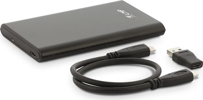 LMP DataMobile Festplattengehäuse, schwarz, 2.5", USB-C 3.1