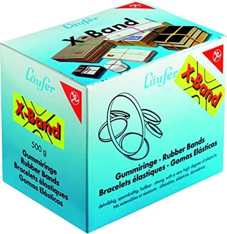 Läufer X-Band Hercules 150x11mm Gummibänder, Verpackungsband