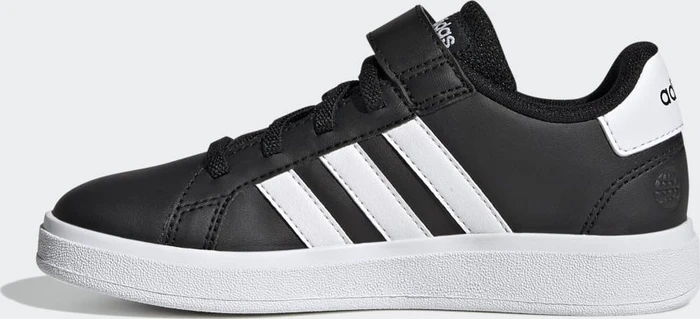adidas Grand Court Court Elastic Lace and Top Strap core black/cloud white (Junior)