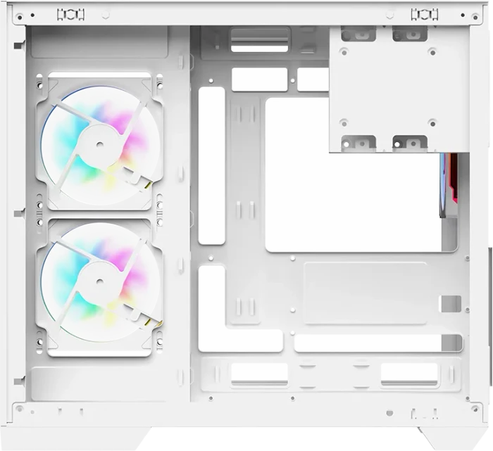 iTek Dark Cave DS White, Glasfenster