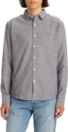 Levi's Battery Housemark Slim Fit Hemd langarm black agate (Herren)