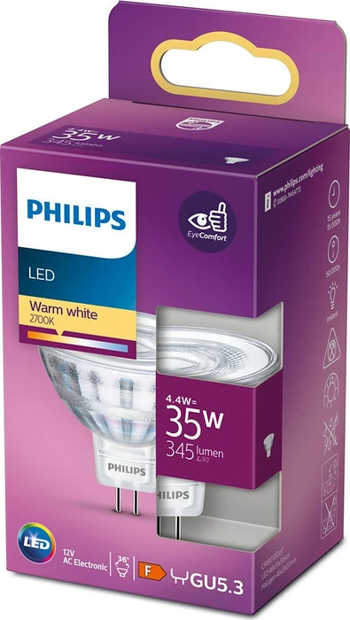 Philips Classic LED Reflektor GU5.3 4.4-35W/827