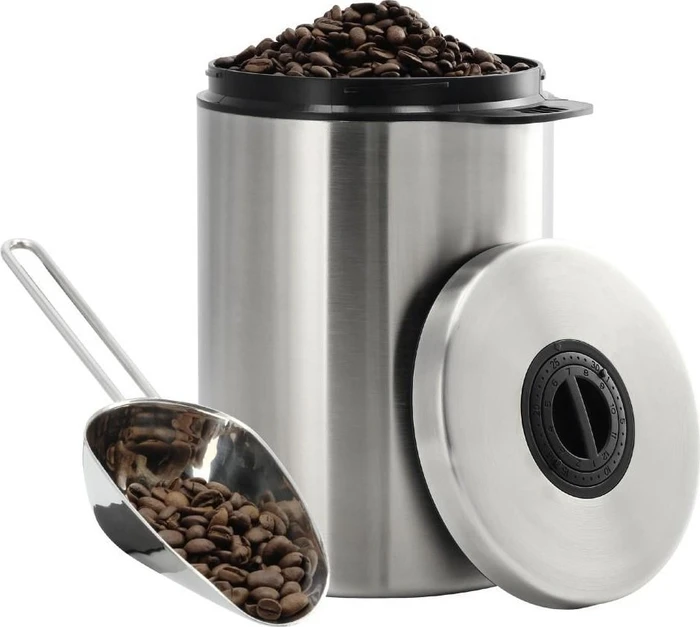 Xavax Kaffee Aufbewahrungsbehälter mit Schaufel 1l edelstahl