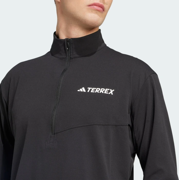 adidas Terrex Multi Climacool 1/2 Zip Funktionsshirt langarm schwarz (Herren)