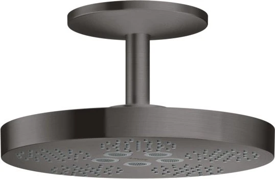 Hansgrohe Axor One Kopfbrause 280 2jet mit Deckenanschluss brushed black chrome