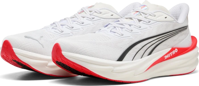 Puma Deviate Nitro 4 puma white/ultra red (Herren)