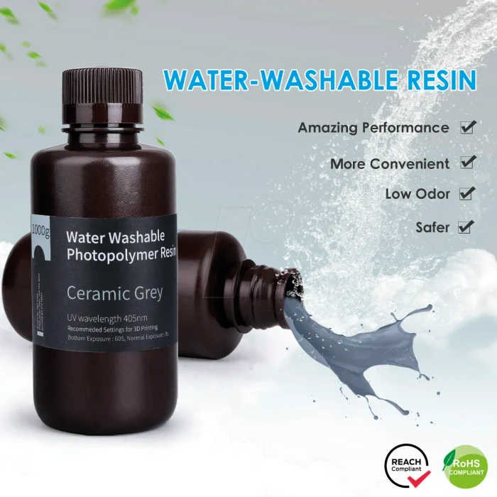 Elegoo Water Washable Ceramic Grey, 1.00kg