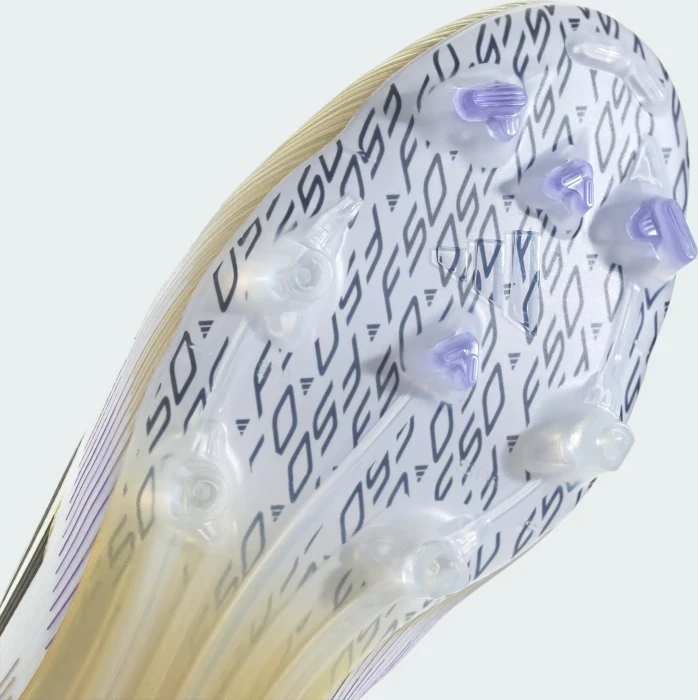 adidas F50 Pro FG cloud white/core black/gold metallic