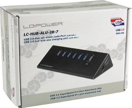 LC-Power USB-Hub, 6x USB-A 3.0, USB-A 3.0 [Buchse]