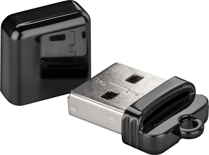 goobay microSD Single-Slot-Cardreader, USB-A 2.0 [Stecker]