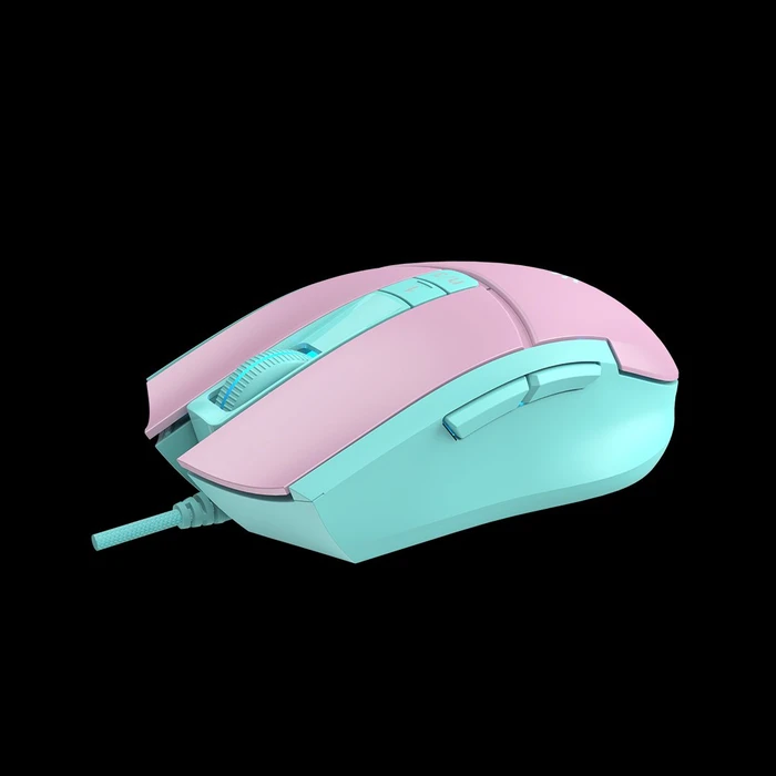 A4Tech Bloody L65 MAX RGB Gaming Mouse, Sky Pink, USB